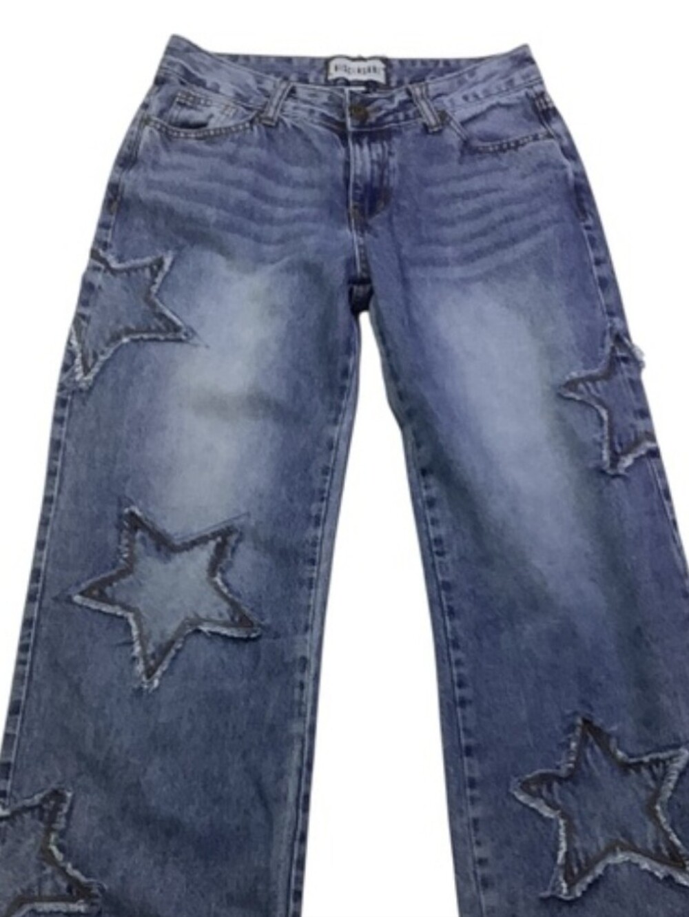 Disclosure Star Applique Wide-Leg Jeans Size 3/26